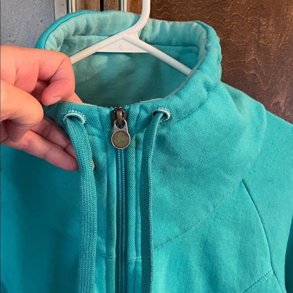 Tuff Athletics Green Zip-Up Hoodie - Picture 2 of 7